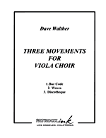 Three Movements for Viola Choir (Complete Set Score and Parts)