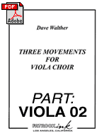 Viola 02: Three Movements for Viola Choir