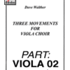 Viola 02: Three Movements for Viola Choir