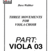 Viola 03: Three Movements for Viola Choir