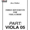 Viola 05: Three Movements for Viola Choir