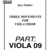 Viola 09: Three Movements for Viola Choir