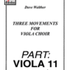 Viola 11: Three Movements for Viola Choir