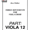 Viola 12: Three Movements for Viola Choir